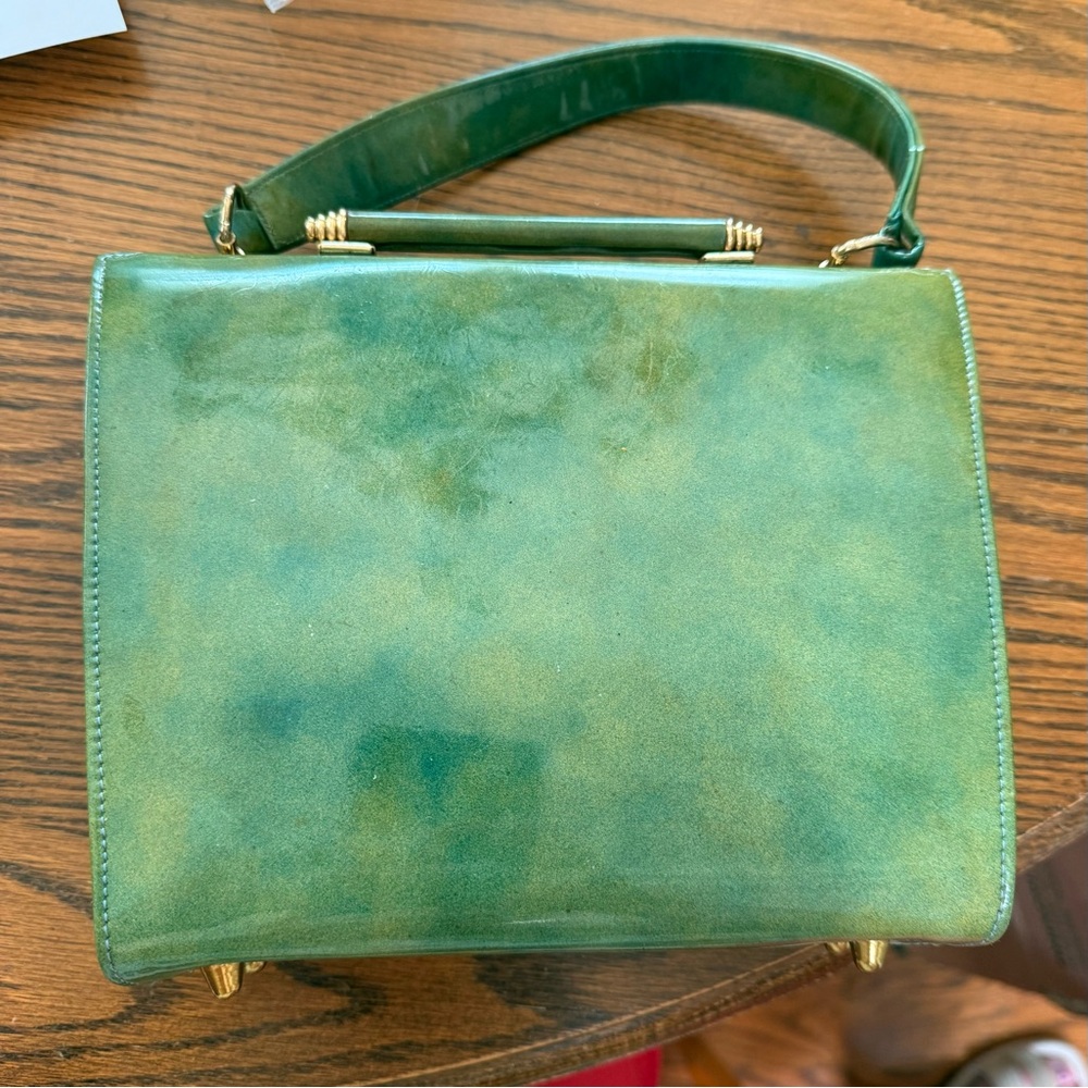 NWT Vintage STYLECRAFT Olive Green Purse Bag